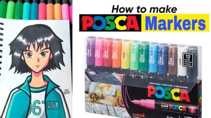Discover The Enchanting World Of Posca Markers Drawing
