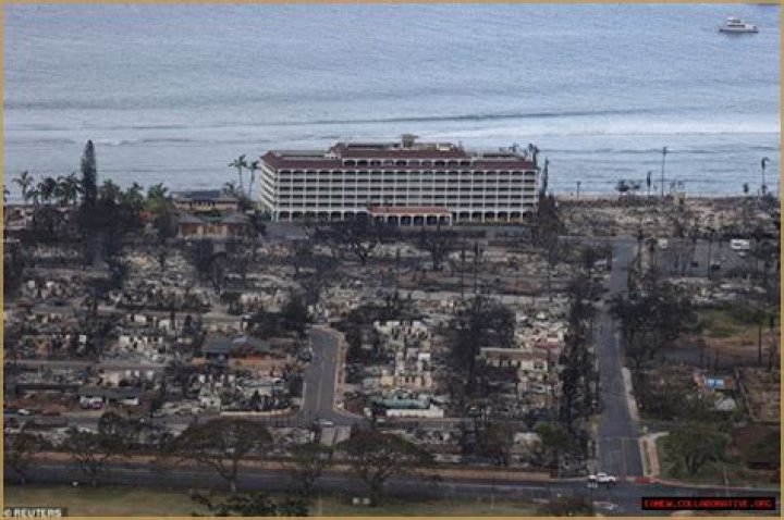 The Royal Lahaina Resort Fire