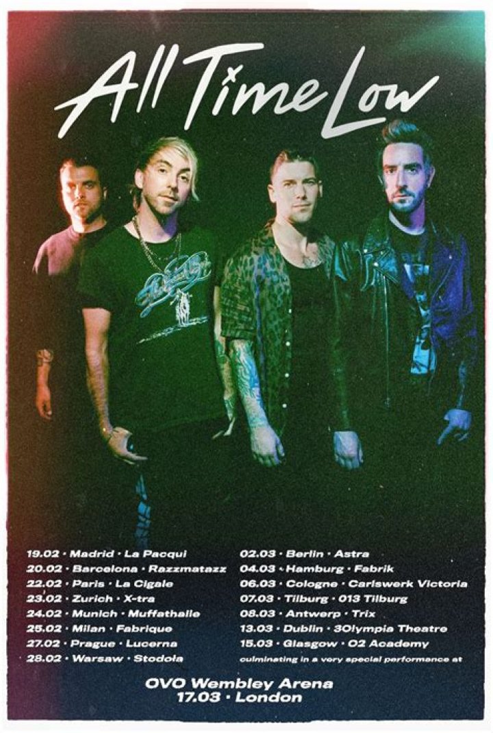 Top Five Moments Of the All Time Low UK Arena Tour